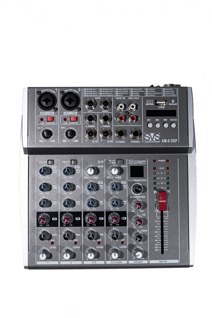 SVS Audiotechnik mixers AM-6 DSP Микшерный пульт аналоговый, 6-канальный SVS Audiotechnik mixers в Ахтубинске